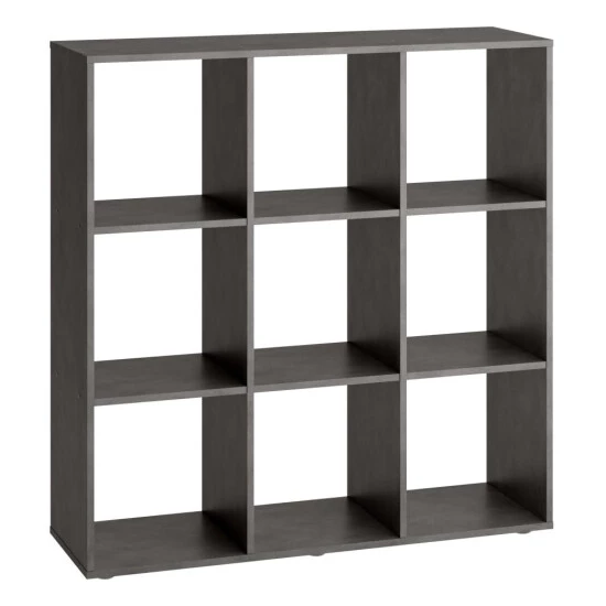 Neu 🌟 FMD Möbel FMD Standregal Mit 9 Fächern Matera-Grau 🔔 – Bild 4
