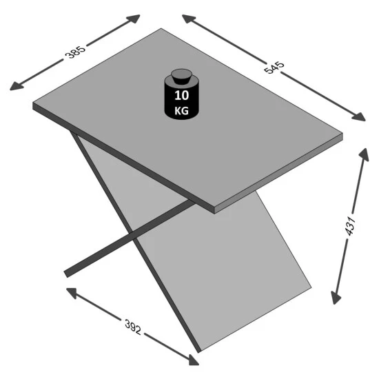 Großhandel 🌟 FMD Möbel FMD Couchtisch Antik-Stil Braun 🎁 – Bild 2