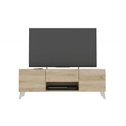 Top 10 😀 FMD Möbel Lowboard Stehend / Hängend Montierbar BRIGHTON Hifi TV Eiche Sägerau Sonoma Ca. 140 X 35 X 35 Cm 🔥