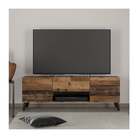 Top 10 đ FMD Möbel Lowboard Stehend / HĂ€ngend Montierbar BRIGHTON Hifi TV Eiche SĂ€gerau Sonoma Ca. 140 X 35 X 35 Cm đ„ â Bild 4