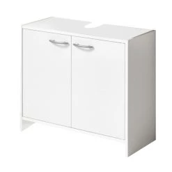 Rabatt 🛒 FMD Möbel WBU MARBELLA Waschbeckenschrank Waschbeckenunterschrank In Weiß Ca. 64 X 55 X 28 Cm ⭐