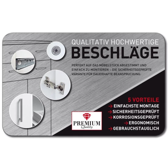 Blitzangebot ❤️ FMD Möbel FMD Furniture 360-001 Schreibtisch-Winkelkombination In Ausführung Old Style Dunkel/Stahl Dunkel, Maße Tisch Ca. 117 X 73,7 X 50 Cm / Maße Regal Ca. 80 X 69 X 33 Cm (BxHxT) ✔️ – Bild 5