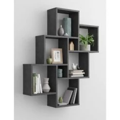 Beste Bewertungen von 🔔 FMD Möbel FMD Laurio 2 Grande Bibliotheque - Schwarz 🥰