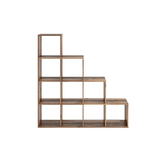 Bester Verkauf 😀 FMD Möbel Stufen Regal Bücherregal Stauraumregal Raumteiler MEGA 2 Old Style 😀 – Bild 3