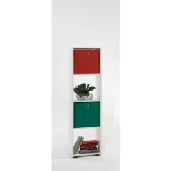 Bestes Angebot ⭐ FMD Möbel MEGA 4 Regal Mit 4 Fächern - Weiß - Maße: 36,5 Cm X 140,5 Cm X 33 Cm; 248-004 🤩