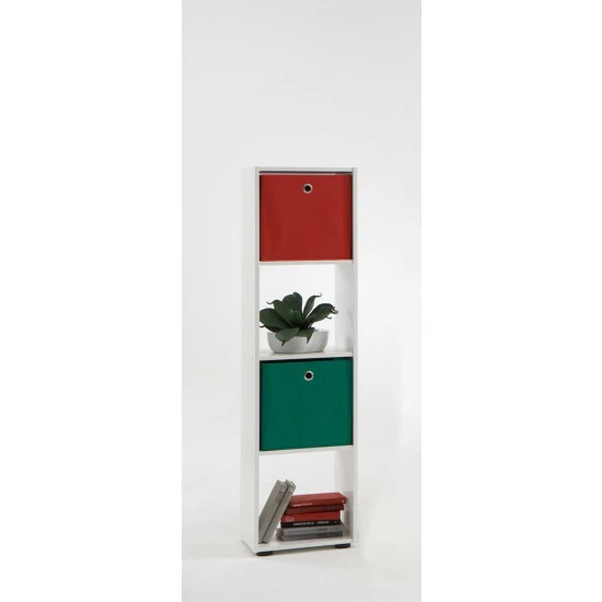 Bestes Angebot ⭐ FMD Möbel MEGA 4 Regal Mit 4 Fächern - Weiß - Maße: 36,5 Cm X 140,5 Cm X 33 Cm; 248-004 🤩