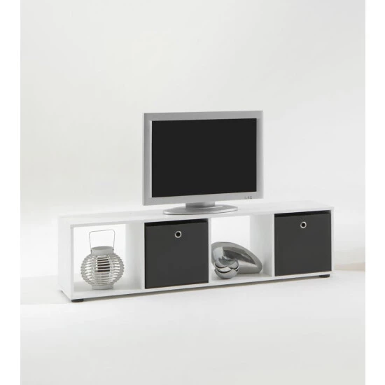 Bestes Angebot ⭐ FMD Möbel MEGA 4 Regal Mit 4 Fächern - Weiß - Maße: 36,5 Cm X 140,5 Cm X 33 Cm; 248-004 🤩 – Bild 2