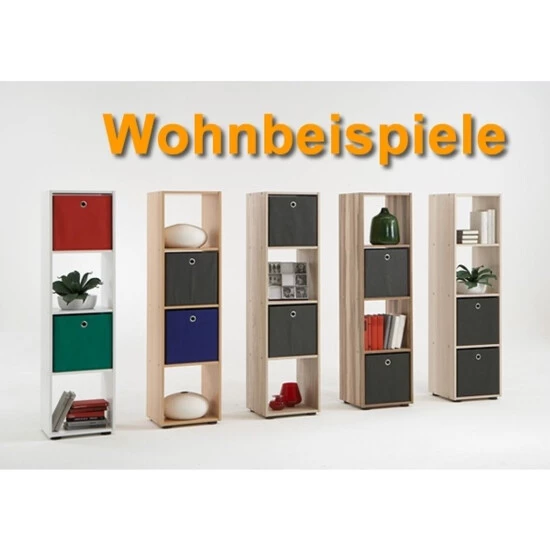 Bestes Angebot ⭐ FMD Möbel MEGA 4 Regal Mit 4 Fächern - Weiß - Maße: 36,5 Cm X 140,5 Cm X 33 Cm; 248-004 🤩 – Bild 8