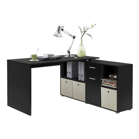 Neu 🧨 FMD Möbel LEX 1, Schreibtisch, Schwarz, 353-001 🌟 – Bild 4