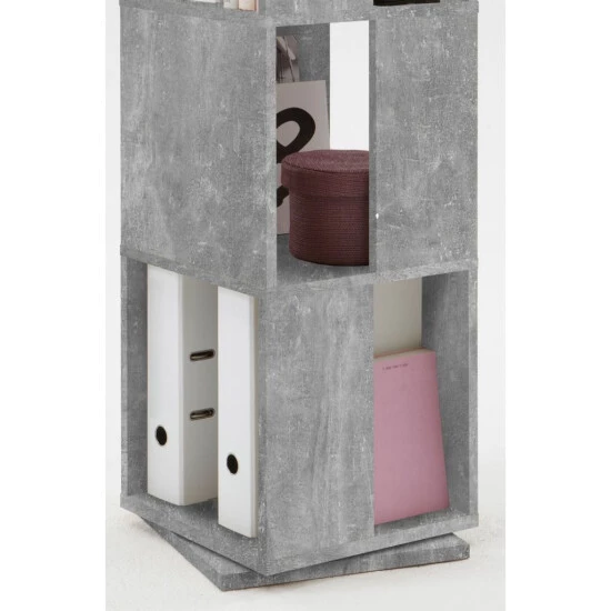 Beste Bewertungen von 🧨 FMD Möbel FMD Furniture 291-001 Drehregal In Nachbildung Beton Light Atelier, Maße Ca. 34 X 108 X 34 Cm (BxHxT) 😍 – Bild 12
