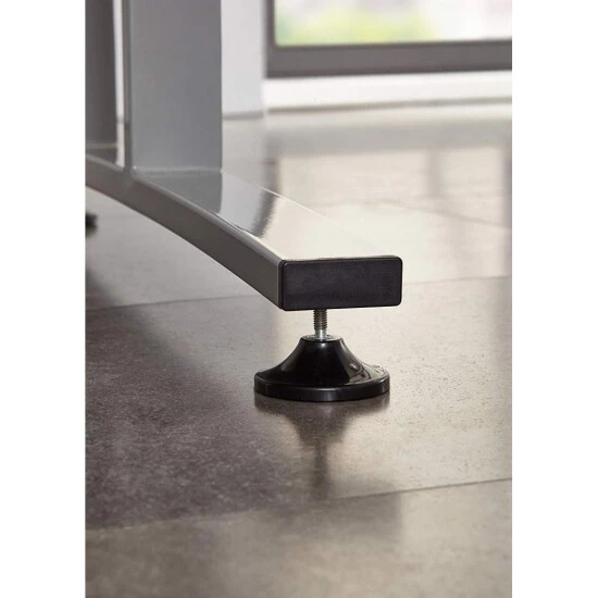 Angebote 🛒 FMD Möbel 3012-104 CALVIA Alteiche Schreibtisch Bürotisch Arbeitstisch Winkelkombination 120/160 Inkl. Metallkufen Kurz Ca. 240 X 200 Cm ⌛ – Bild 6