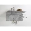 Rabatt 🌟 FMD Möbel FMD Furniture 441-001 Wandgarderobe In Nachbildung Beton Light Atelier, Maße Ca. 72 X 34,5 X 29,5 Cm (BxHxT) 🔥