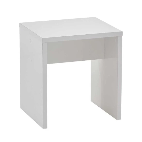 Bester Verkauf 🧨 FMD Möbel Hocker - Weiß Matt - 40 X 35 Cm 🔥 – Bild 3