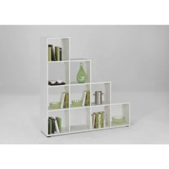 Angebote 🧨 FMD Möbel MEGA 2 Raumteiler - Weiß - Maße: 138,5 Cm X 143,5 Cm X 33 Cm; 248-002 ❤️