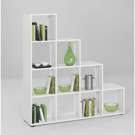 Angebote 🧨 FMD Möbel MEGA 2 Raumteiler - Weiß - Maße: 138,5 Cm X 143,5 Cm X 33 Cm; 248-002 ❤️ – Bild 9