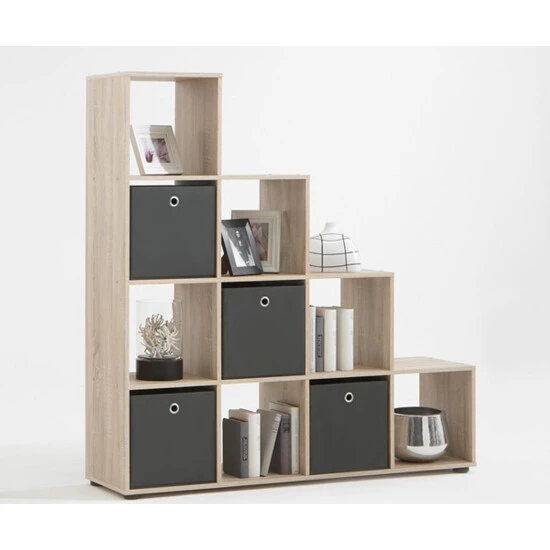 Bester Verkauf 💯 FMD Möbel MEGA 2 Raumteiler - Eiche - Maße: 138,5 Cm X 143,5 Cm X 33 Cm; 248-002 🌟 – Bild 3