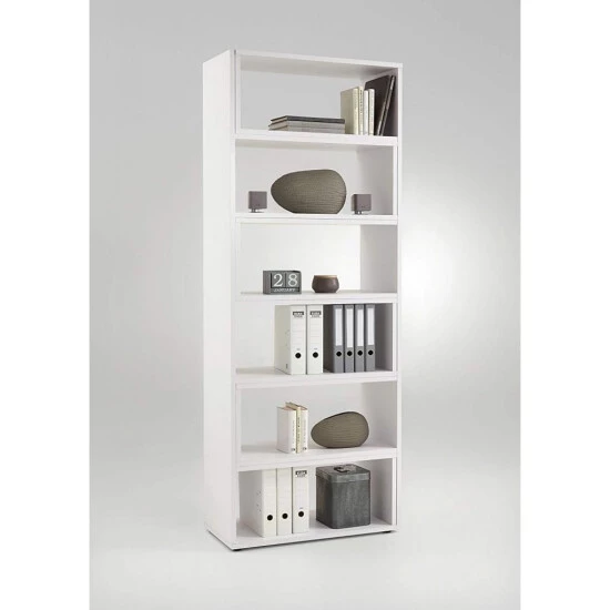 Angebote 👏 FMD Möbel 3012-009 CALVIA 9 Weiß Eckregal Schieberegal Büroregal Aktenregal Stauraumregal Aktenschrank Extra Hoch Für Die Ecke Calvia FMD ❤️ – Bild 3