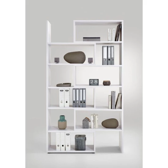 Angebote 👏 FMD Möbel 3012-009 CALVIA 9 Weiß Eckregal Schieberegal Büroregal Aktenregal Stauraumregal Aktenschrank Extra Hoch Für Die Ecke Calvia FMD ❤️ – Bild 8