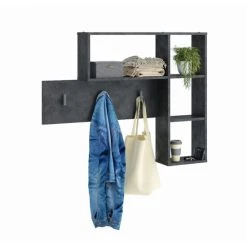 Rabatt 🧨 FMD Möbel Wandgarderobe KANDA ✔️