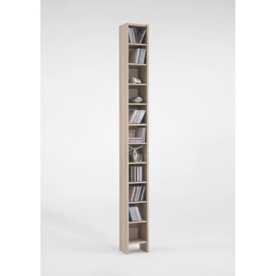 Beste Bewertungen von 😍 FMD Möbel HALLO 2 CD-/Videoregal - Eiche - Maße: 19,5 Cm X 185 Cm X 16,5 Cm; 210-002 ⭐