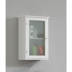 Bestes Angebot 🌟 FMD Möbel STOCKHOLM 5 Badezimmerwandschrank - MDF-weiß-lackiert - Maße: 40 Cm X 60 Cm X 20,5 Cm; 905-005 😍