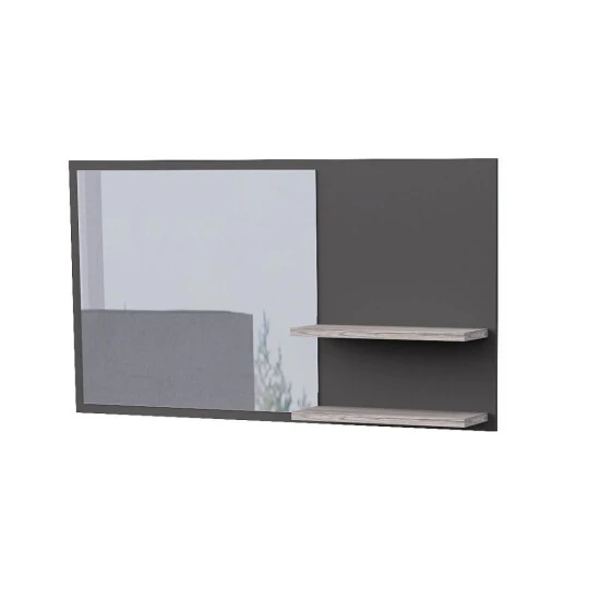 Rabatt ⭐ FMD Möbel OXFORD 5 Wandspiegel - Lava/Sandeiche - Maße: 130 Cm X 72 Cm X 18 Cm; 498-005 😉 – Bild 3