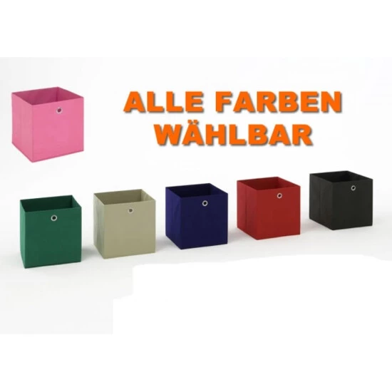 Blitzangebot 🌟 FMD Möbel 3 - Er Set PINK Korb Regalkorb Stoffkorb Einschubkorb Mega Ca. 32.5 X 32.5 X 32.5 Cm 🔔 – Bild 2