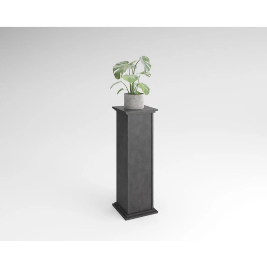 Coupon 🛒 FMD Möbel FMD Furniture Dekosäule Blumensäule 30 X 30 X 89 Cm In Matera, Mit 2 Höhenverstellbaren Ablagen Und Tür, Pflanzsäule 🔥