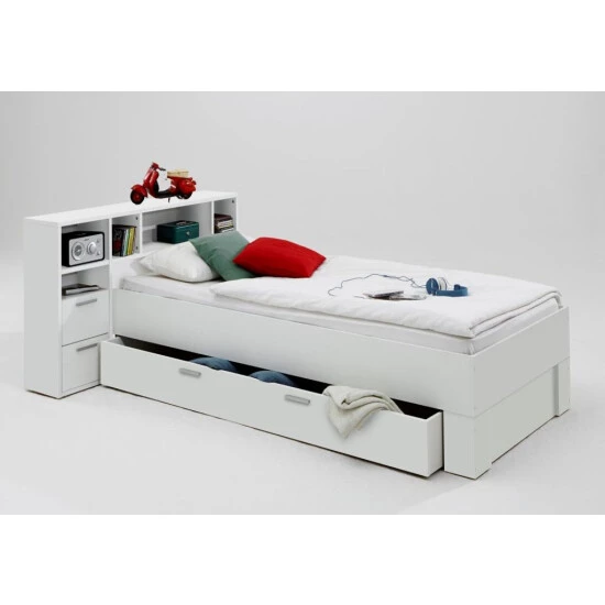 Rabatt 😉 FMD Möbel 809-001 Bett Fabio In Weiss 💯